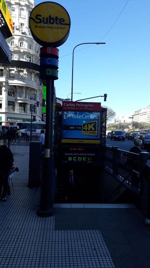 Que Mejor Vista Del Obelisco Piso A La Calle Corrientes Buenos Aires Esterno foto
