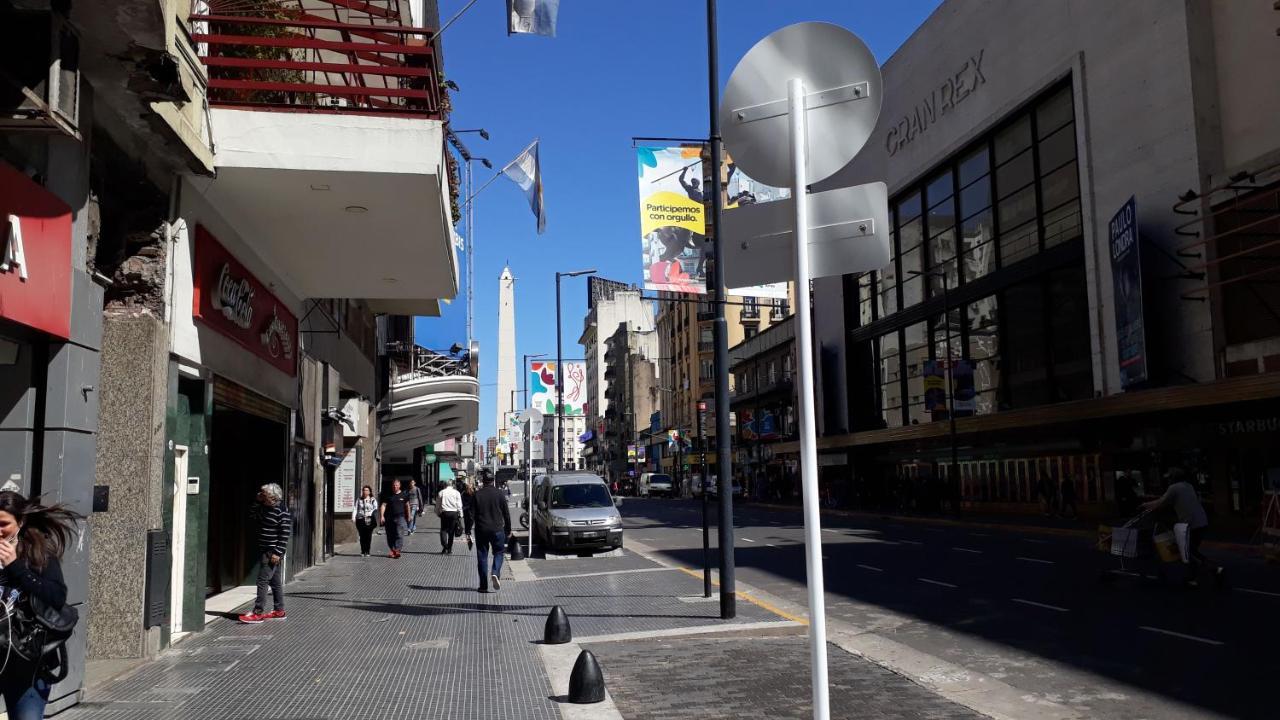 Que Mejor Vista Del Obelisco Piso A La Calle Corrientes Buenos Aires Esterno foto