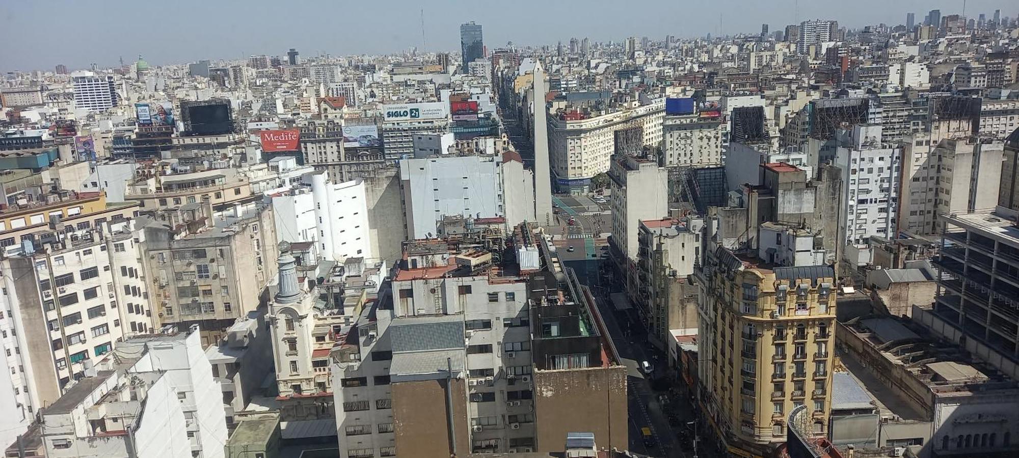 Que Mejor Vista Del Obelisco Piso A La Calle Corrientes Buenos Aires Esterno foto
